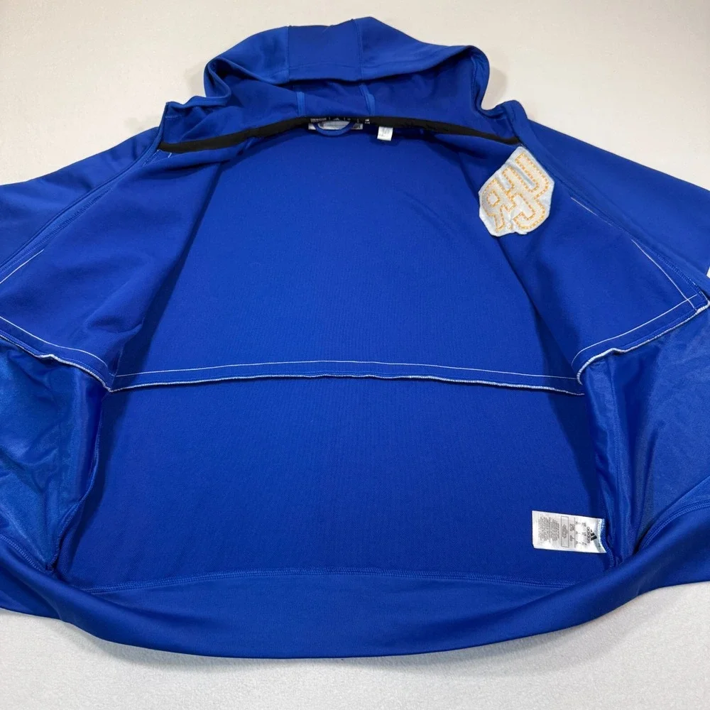 Adidas Jacket Men XL Team‎ Royal Blue/White Under The Lights Full Zip - Picture 4 of 10
